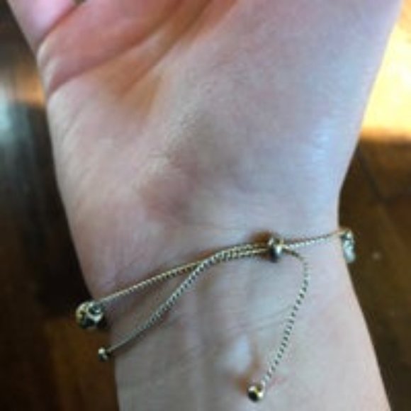 Stacked 4 layer bracelet adjustable - Picture 4 of 5